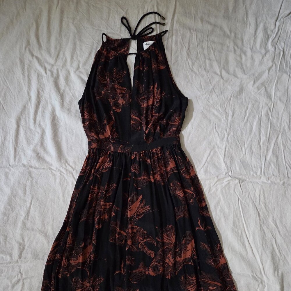 Madewell x No. 6 silk keyhole dress